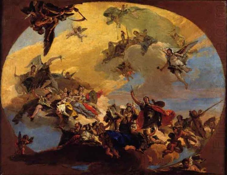 Triunfo das Artes, Giovanni Battista Tiepolo